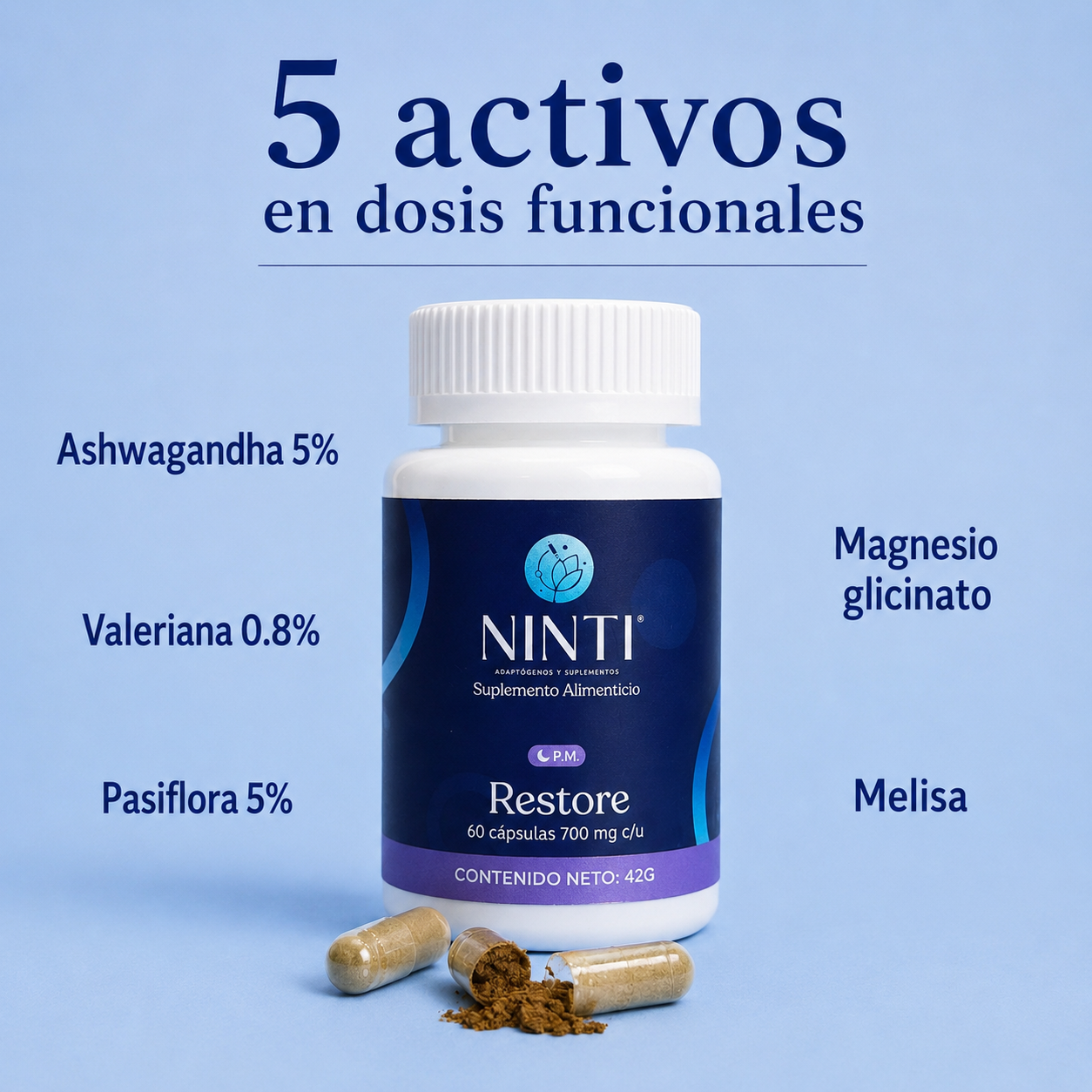 RESTORE PM  · Ayuda a relajar tu sistema nervioso